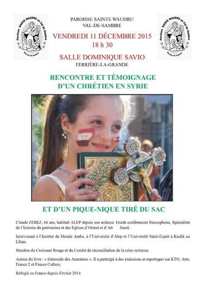 Rencontres syrie